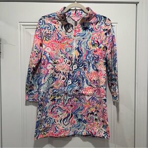 Lilly Pulitzer Girls Little Skipper Popover Dress XL
